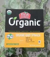 Organic baby spinach