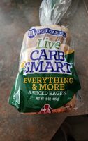 Live Carb Smart Everything & More 5 Sliced Bagels
