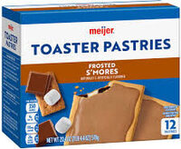 Meijer Toaster Pastries -  Frosted S'Mores