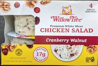 Willow Tree Premium White Meat Chicken Salad Cranberry Walnut