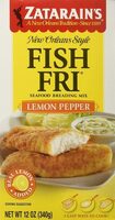 Fish fry lemon pepper