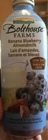 Fruit & almondmilk smoothie, blueberry banana almondmilk
