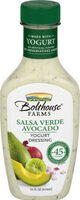 Salsa Verde Avacado Yogurt dressing