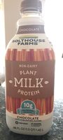 Plant protein milk, chocolate