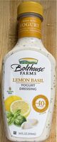 Lemon Basil yogurt dressing