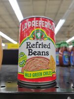 La Preferida Refried Beans Mild green chiles