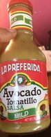 Mild avocado tomatillo salsa