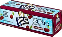 Polar seltzer black cherry