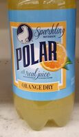 Orange dry sparkling beverage
