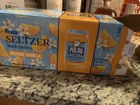Polar orange vanilla seltzer