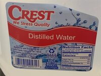 Distilled water