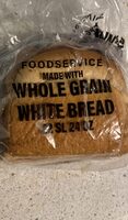 Whole grain white bread