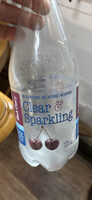 Clear sparkling black cherry