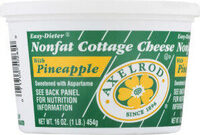 Nonfat Cottage Cheese With Added Pineapple