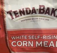Tends Bake white self rising corn meal