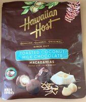 Toasted Coconut Milk Chocolate Macadamias