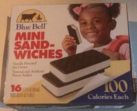 Blue bell mini sandwich