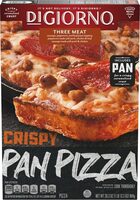 Three meat crispy pan pizza