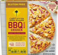 Gluten free bbq chicken frozen pizza