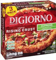 Rising crust pizza