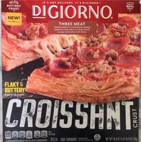 Croissant Crust Three Meat Pizza