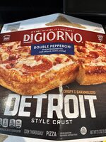 Detroit Style Crust Double Pepperoni Pizza