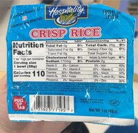Crisp rice