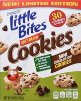Little bites mini chocolate chip soft baked cookies