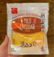 Mild cheddar shredded cheese