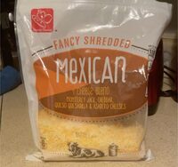 Fancy shredded mexican four cheese blend
