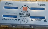 Grade A extra large white eggs