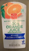100% orange juice