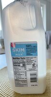 Skim fat free milk