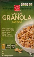 Low fat granola cereal