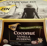 Coconut vanilla pudding