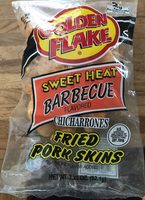 Sweet Heat Barbecue Flavored Chicharrones - Fried Pork Skins