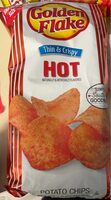 Flake hot thin & crispy potato chips