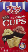 Chocolatey dipped ice cream cups