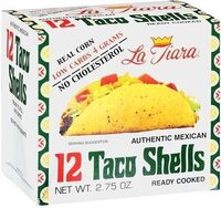 Yellow corn authentic mexican 12 taco shells