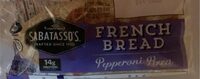 French bread pepperoni