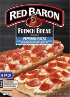 Singles french bread pepperoni pizzas count