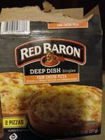 DEEP DISH Singles FOUR CHEESE PIZZA