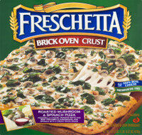Spinach & Roasted Mushroom Pizza
