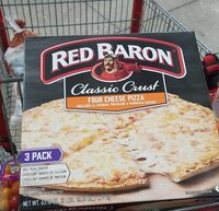 Four cheese pizza