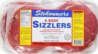 Seasoned Pork And Beef Pattie Between Slice Of Beef Ribeye