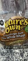 Hamburger Buns 100% Whole Wheat