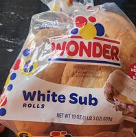 White sub rolls