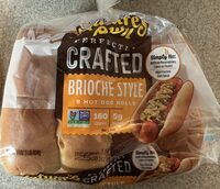 8 Hot Dog Rolls Brioche Style