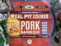 Real pit cooked pork barbecue