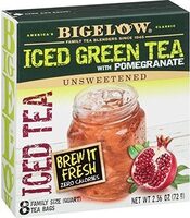 Bigelow green tea with pomegranate iced tea count boxes